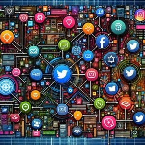 no code apps social media integration