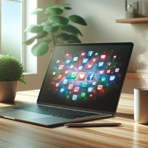 saas content on social